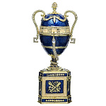 0023777 Традиции ФАБЕРЖЕ Сувенир ЯЙЦО музыкальное"Герцогиня Марлборо"Е08-10А-11