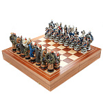 0063790 Шахматы коллекционные фарфоровые"Переход СУВОРОВА через Альпы" 