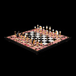 0064951 Златоуст Шахматы Эксклюзивные с фигурами Родонит (2 упак)