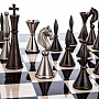 Шахматы с металлическими фигурами 48х48 см, фотография 4. Интернет-магазин ЛАВКА ПОДАРКОВ