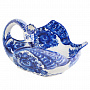 Конфетница "Лебедь". Гжель, фотография 2. Интернет-магазин ЛАВКА ПОДАРКОВ