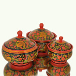 0020289/16,5*17см-кудрина Хохлома САХАРНИЦА 16,5*17см в ассортименте