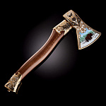 0039415 Златоуст Сувенирный  ТОПОР украшенный (эмаль)