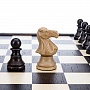 Шахматный ларец с деревянными фигурами 43х43 см, фотография 2. Интернет-магазин ЛАВКА ПОДАРКОВ