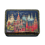 201616 ШКАТУЛКА принт "МОСКВА,КРЕМЛЬ"13*10*3,5 см 