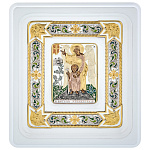 Настенная икона "Ангел-хранитель" 13х11,5 см