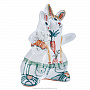 Керамическая статуэтка "Кролики", фотография 2. Интернет-магазин ЛАВКА ПОДАРКОВ