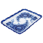 091632/№2-коб Гжель Лоток 30*20*4,5см Авт. Алехин С.С.