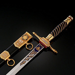 5934  -1282-Р Златоуст Оружие сувенирное КОРТИК армейский "65 лет ВОВ" 