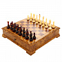 Шахматы в ларце из березового капа с янтарными фигурами, фотография 4. Интернет-магазин ЛАВКА ПОДАРКОВ