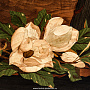 Деревянное настенное панно "Магнолия" 33,5 х 43,5 см, фотография 2. Интернет-магазин ЛАВКА ПОДАРКОВ