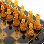 Шахматный ларец с фигурами из янтаря "Европа", фотография 12. Интернет-магазин ЛАВКА ПОДАРКОВ