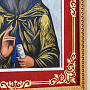Икона на перламутре "Святой Сергий Радонежский" 35х30 см, фотография 5. Интернет-магазин ЛАВКА ПОДАРКОВ