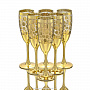 Набор бокалов для шампанского 170 мл "Золотое игристое", фотография 1. Интернет-магазин ЛАВКА ПОДАРКОВ