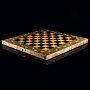 Шахматы с инкрустацией из янтаря и янтарными фигурами "Готика" 56х56 см, фотография 4. Интернет-магазин ЛАВКА ПОДАРКОВ