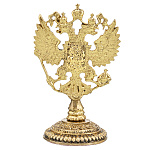 Бронзовая статуэтка с позолотой "Герб РФ"