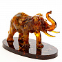 Скульптура из янтаря "Слон", фотография 2. Интернет-магазин ЛАВКА ПОДАРКОВ