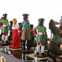 Шахматный ларец с оловянными фигурами "Полтава" 37х37 см, фотография 7. Интернет-магазин ЛАВКА ПОДАРКОВ