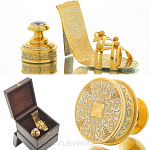 0017761 подарочный НАБОР "ДЛЯ БИЗНЕС-ЛЕДИ":Подст.под телефон, печатьЗлатоуст,в П/У