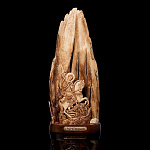 Скульптура из кости мамонта "Георгий Победоносец"
