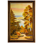 0051670-54*90см Картина (янтарная крошка)  "ПЕЙЗАЖ"