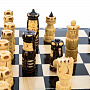 Шахматы деревянные резные 25х25 см, фотография 7. Интернет-магазин ЛАВКА ПОДАРКОВ