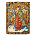 0065395- 21*29см Икона подарочная"Архангел Михаил" мор.дуб  в ПУ (RTI-646-1.m)