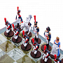 Шахматы с оловянными фигурами "Бородино" 32х32 см, фотография 7. Интернет-магазин ЛАВКА ПОДАРКОВ