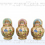 Матрёшка расписная (с выжиганием) "Купола" В ассортименте, фотография 3. Интернет-магазин ЛАВКА ПОДАРКОВ