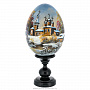Пасхальное яйцо на подставке "Зима", фотография 1. Интернет-магазин ЛАВКА ПОДАРКОВ