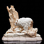 Скульптура из кости мамонта "Медведь на рыбалке", фотография 1. Интернет-магазин ЛАВКА ПОДАРКОВ