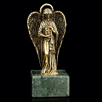0019217-Н/К Бронза Статуэтка "АНГЕЛ" на камне 6,5см  (95848/476)