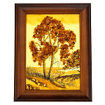 0063722/20*26см  Картина (янтарная крошка)  "ПЕЙЗАЖ" № 22