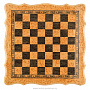 Шахматы из карельской березы с фигурами из янтаря, фотография 5. Интернет-магазин ЛАВКА ПОДАРКОВ