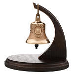 Колокол бронзовый на подставке "Спаси и сохрани"