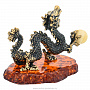 Статуэтка с янтарем "Китайский дракон с шаром", фотография 5. Интернет-магазин ЛАВКА ПОДАРКОВ