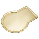 00121253-лат Поднос "ГИТАРА" латунь 49*35 см