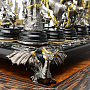 Шахматы из камня  "Королевские" с серебряными фигурами , фотография 8. Интернет-магазин ЛАВКА ПОДАРКОВ