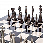 Шахматы с металлическими фигурами 48х48 см, фотография 1. Интернет-магазин ЛАВКА ПОДАРКОВ