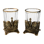 Набор стопок на 2 персоны "Корона"