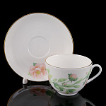 0073130/81.28779.00.1 ЛФЗ ЧАШКА+БЛЮДЦЕ Весенняя 2"Нежный пион"зеленый КН1