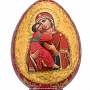 Пасхальное яйцо на подставке "Божья Матерь Владимирская", фотография 2. Интернет-магазин ЛАВКА ПОДАРКОВ