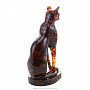 Скульптура из янтаря "Кошка Бастет", фотография 3. Интернет-магазин ЛАВКА ПОДАРКОВ