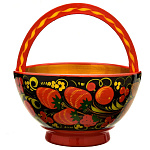Корзинка Хохлома