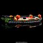 Стеклянная овальная тарелка "SANTA", фотография 3. Интернет-магазин ЛАВКА ПОДАРКОВ