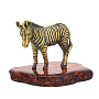 Статуэтка с янтарем "Зебра", фотография 1. Интернет-магазин ЛАВКА ПОДАРКОВ