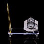 Настольный набор из хрусталя "Мудрость" Asfour Crystal, фотография 4. Интернет-магазин ЛАВКА ПОДАРКОВ