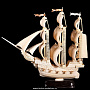 Модель корабля из бивня мамонта "Парусник", фотография 1. Интернет-магазин ЛАВКА ПОДАРКОВ