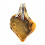 Кулон из янтаря "Янтарное сердце", фотография 3. Интернет-магазин ЛАВКА ПОДАРКОВ