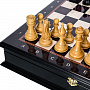 Подарочные шахматы с фигурами ручной работы 48х48 см, фотография 15. Интернет-магазин ЛАВКА ПОДАРКОВ